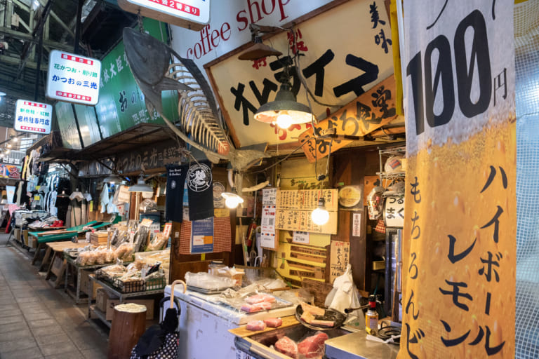 鶴橋商店街のまぐろ食堂