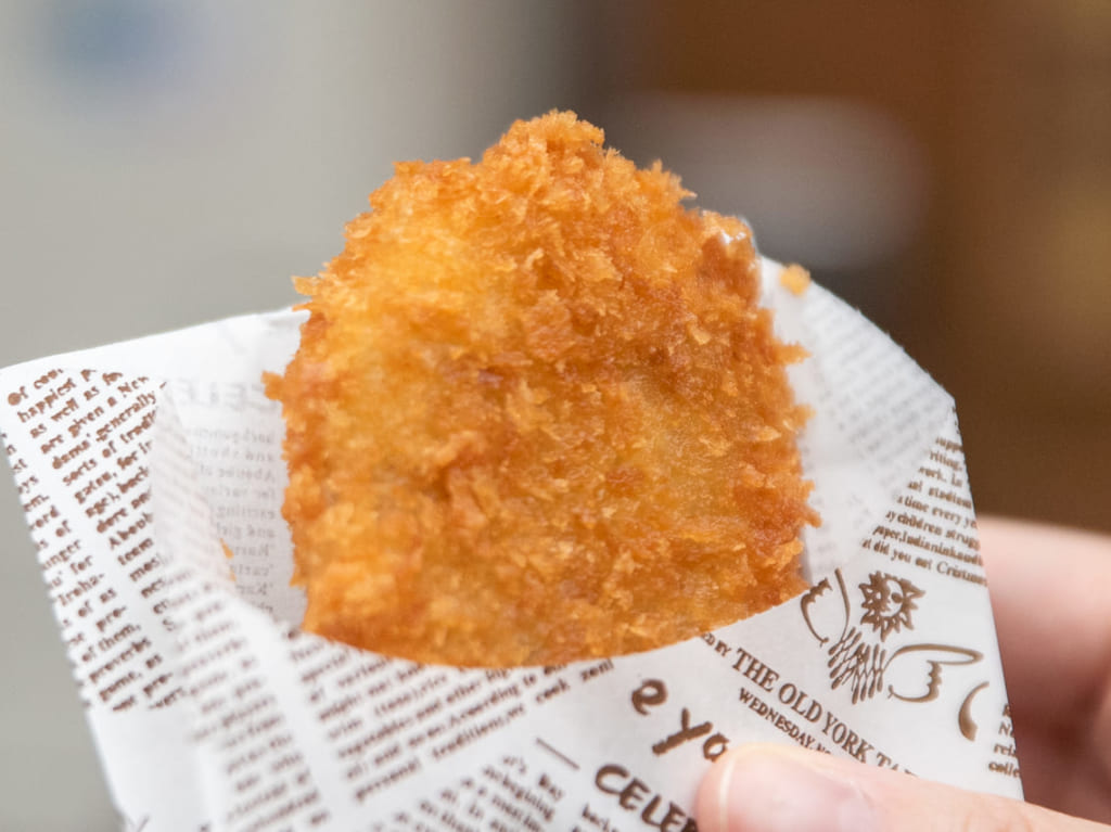 鶴橋のおでんとコロッケのお店和なごみのコロッケ