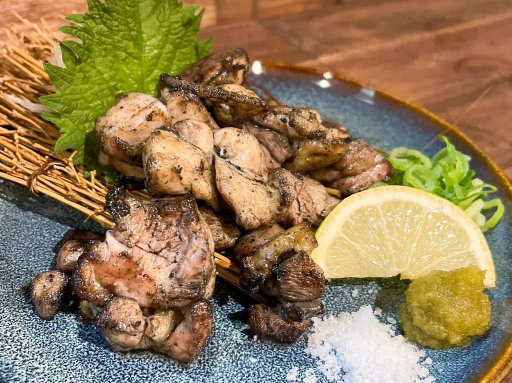 桃谷駅近くの居酒屋 陽の地鶏炙り焼き