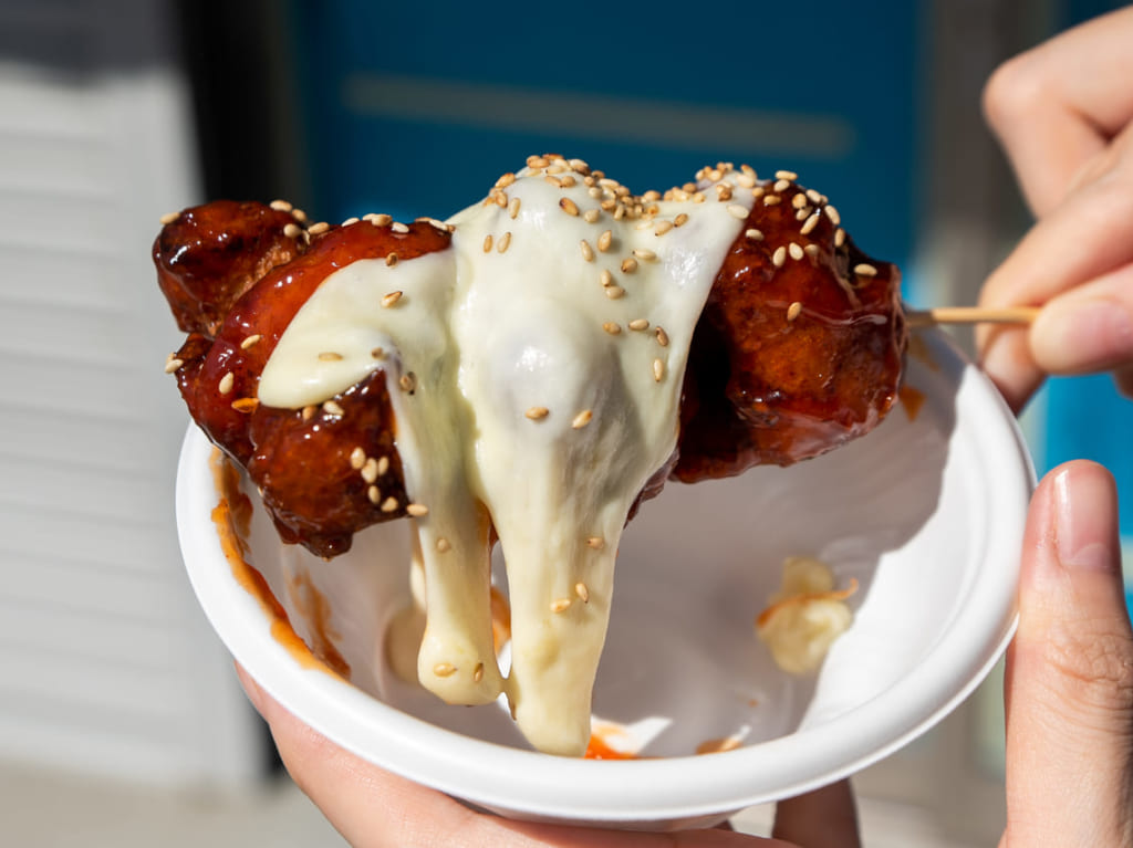 大阪コリアタウンのB＆Bstoreの食べ歩きグルメ