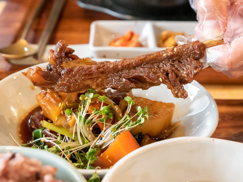 韓国料理サルビアの豚カルビチム