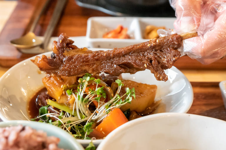 韓国料理サルビアの豚カルビチム