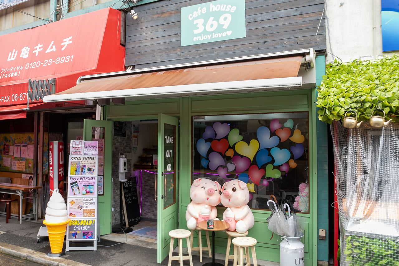 鶴橋駅近くにオープンしたcafe house369