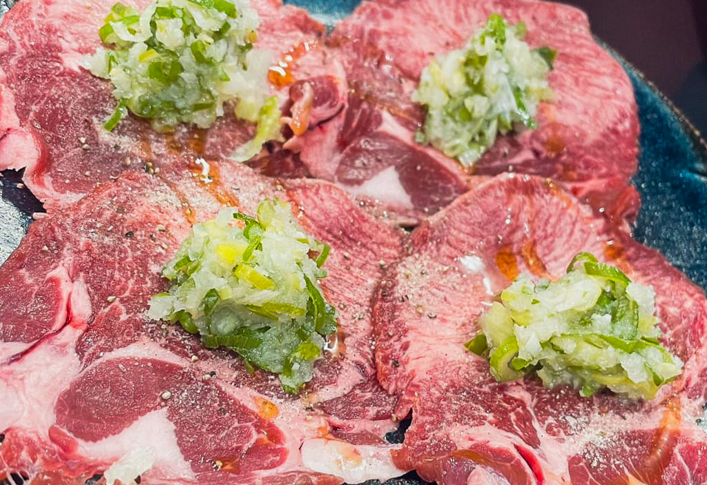 焼肉なるちゃんの塩タン