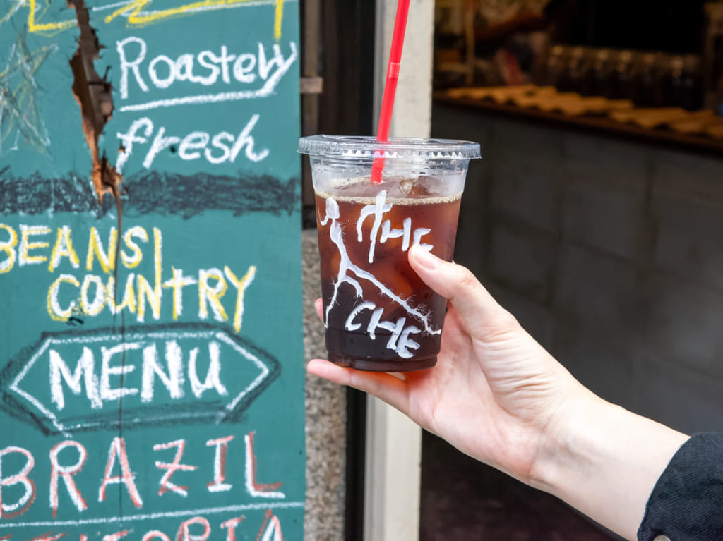 大阪コリアタウン近くのコーヒースタンドThe Che Coffee（ザチェコーヒー）
