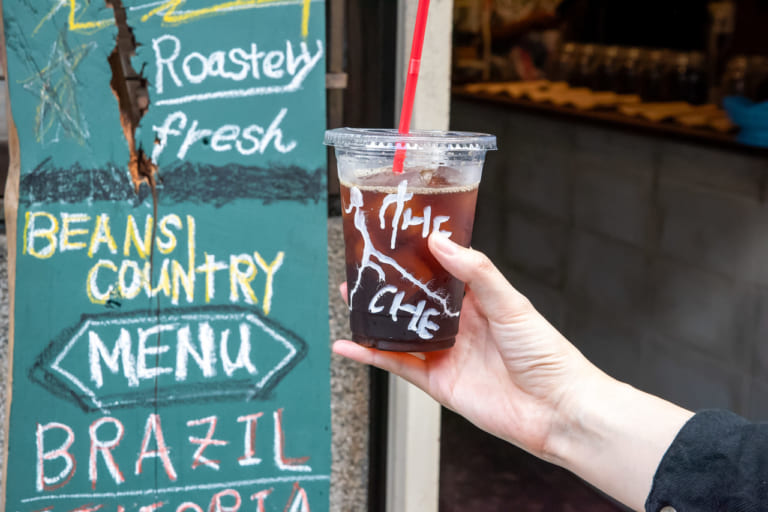 大阪コリアタウン近くのコーヒースタンドThe Che Coffee（ザチェコーヒー）