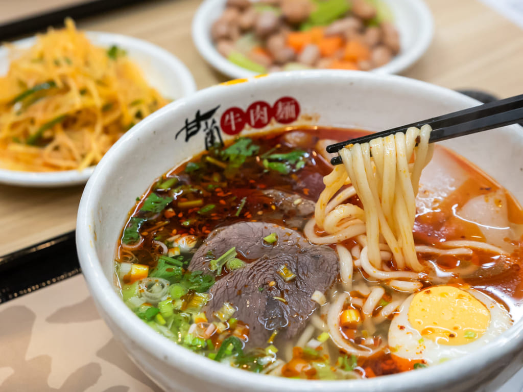 甘蘭 大阪新深江店の甘蘭牛肉麺