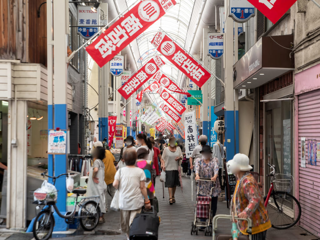 今里の東成しんみちロードで開催されるoneマルシェ