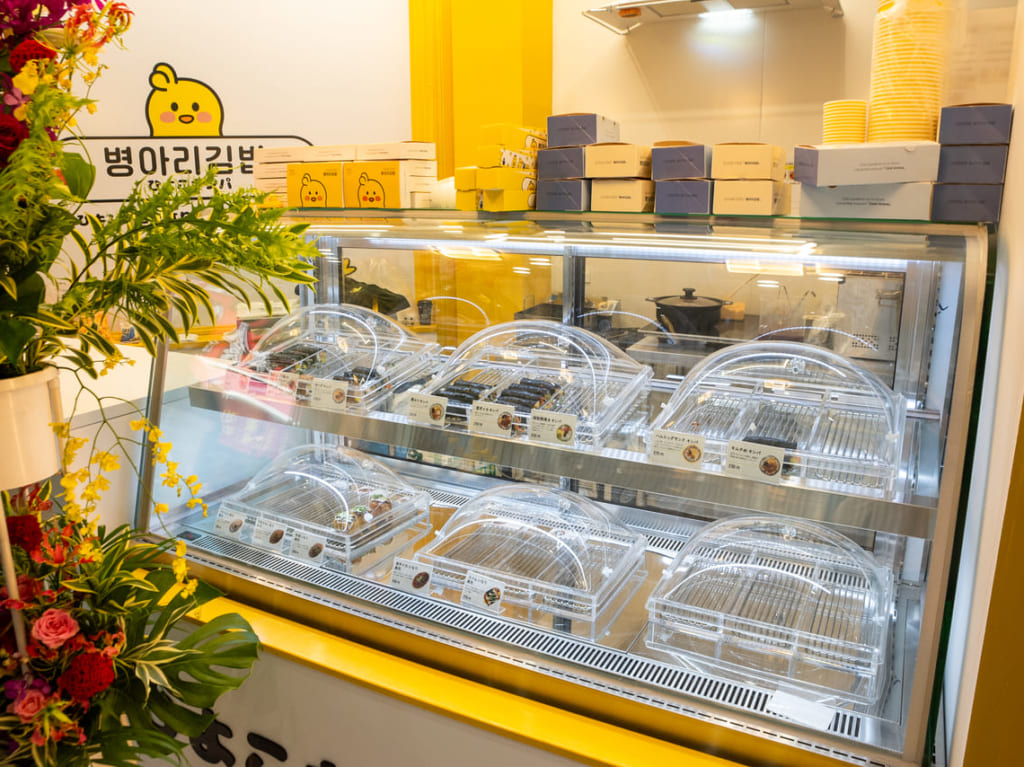 大阪コリアタウンにオープンした日本初出店の明洞のキンパ専門店「ひよこキンパ」