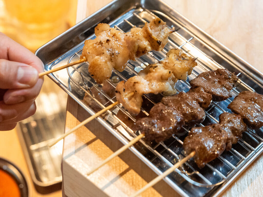 牛ホルモン串焼き チング