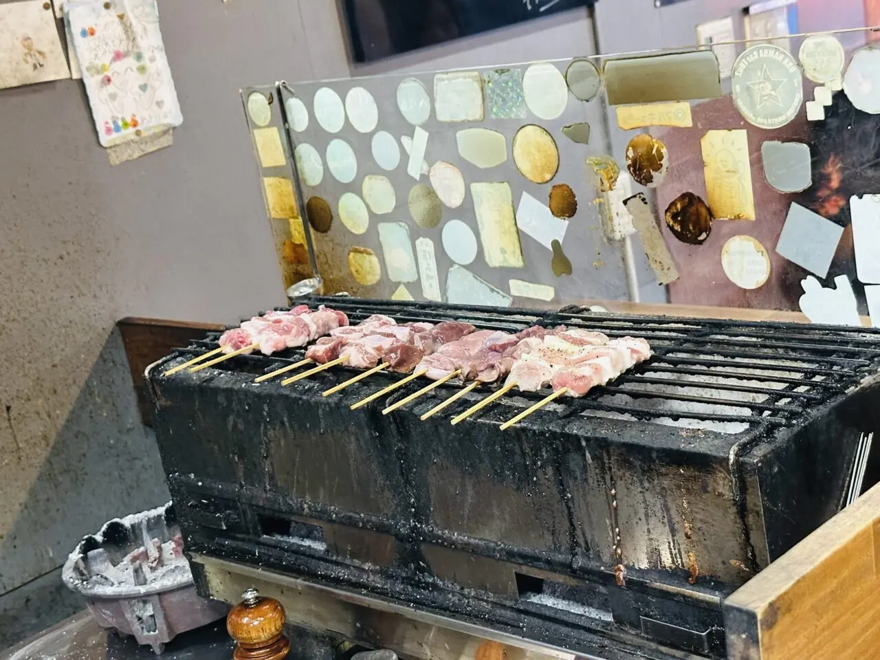 炭元豚串の日